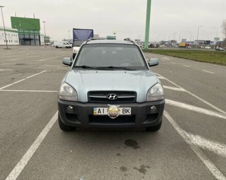 Синий Хендай Туксон, объемом двигателя 2 л и пробегом 179 тыс. км за 6500 $, фото 3 на Automoto.ua