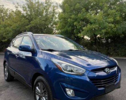 Синий Хендай Туксон, объемом двигателя 2.4 л и пробегом 110 тыс. км за 3000 $, фото 2 на Automoto.ua