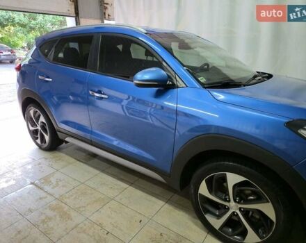 Синий Хендай Туксон, объемом двигателя 1.59 л и пробегом 136 тыс. км за 14300 $, фото 9 на Automoto.ua