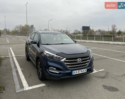 Хендай Туксон 2017 в Киеве на Automoto.ua Синий Хендай Туксон, объемом двигателя 2 л и пробегом 185 тыс. км за 17000 $, фото 4 на Automoto.ua