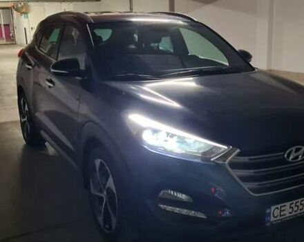 Синий Хендай Туксон, объемом двигателя 2 л и пробегом 150 тыс. км за 23500 $, фото 5 на Automoto.ua