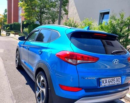 Синий Хендай Туксон, объемом двигателя 2.4 л и пробегом 64 тыс. км за 20500 $, фото 1 на Automoto.ua