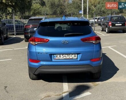 Синий Хендай Туксон, объемом двигателя 2 л и пробегом 108 тыс. км за 16300 $, фото 3 на Automoto.ua