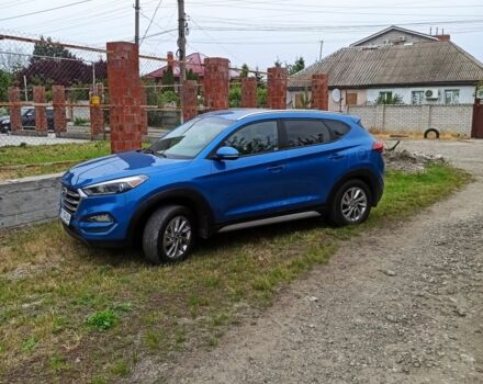 Синий Хендай Туксон, объемом двигателя 2 л и пробегом 99 тыс. км за 17000 $, фото 7 на Automoto.ua