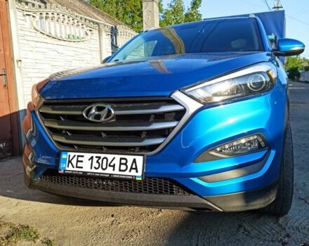 Синий Хендай Туксон, объемом двигателя 2 л и пробегом 99 тыс. км за 17000 $, фото 5 на Automoto.ua