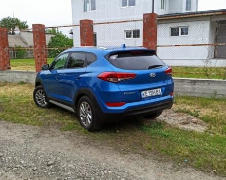 Синий Хендай Туксон, объемом двигателя 2 л и пробегом 99 тыс. км за 17000 $, фото 6 на Automoto.ua