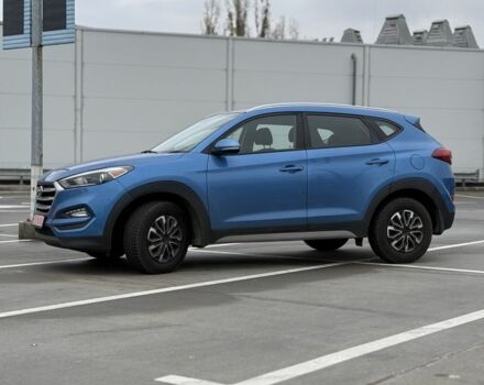 Синий Хендай Туксон, объемом двигателя 2 л и пробегом 58 тыс. км за 17200 $, фото 1 на Automoto.ua