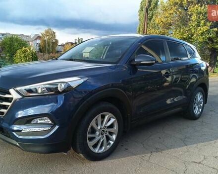 Синий Хендай Туксон, объемом двигателя 2 л и пробегом 83 тыс. км за 17700 $, фото 9 на Automoto.ua