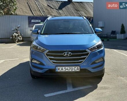 Синий Хендай Туксон, объемом двигателя 2 л и пробегом 108 тыс. км за 16300 $, фото 7 на Automoto.ua