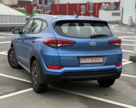 Синий Хендай Туксон, объемом двигателя 2 л и пробегом 58 тыс. км за 17200 $, фото 2 на Automoto.ua