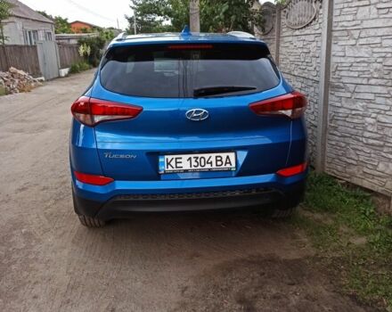 Синий Хендай Туксон, объемом двигателя 2 л и пробегом 99 тыс. км за 17000 $, фото 4 на Automoto.ua