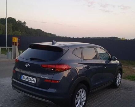 Синий Хендай Туксон, объемом двигателя 2 л и пробегом 50 тыс. км за 17600 $, фото 3 на Automoto.ua