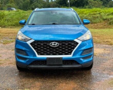 Синий Хендай Туксон, объемом двигателя 2 л и пробегом 99 тыс. км за 5500 $, фото 1 на Automoto.ua