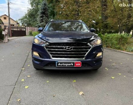 Синий Хендай Туксон, объемом двигателя 2 л и пробегом 48 тыс. км за 22740 $, фото 1 на Automoto.ua