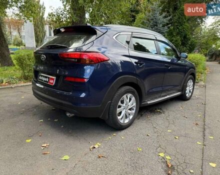 Синий Хендай Туксон, объемом двигателя 2 л и пробегом 48 тыс. км за 22790 $, фото 4 на Automoto.ua