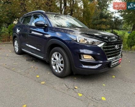 Синий Хендай Туксон, объемом двигателя 2 л и пробегом 48 тыс. км за 22790 $, фото 2 на Automoto.ua