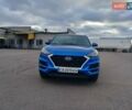 Синий Хендай Туксон, объемом двигателя 2 л и пробегом 150 тыс. км за 17000 $, фото 1 на Automoto.ua