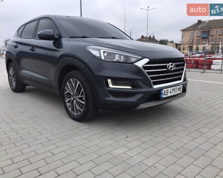 Синий Хендай Туксон, объемом двигателя 2 л и пробегом 145 тыс. км за 21600 $, фото 4 на Automoto.ua