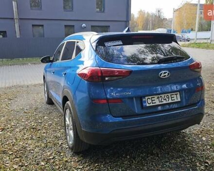 Хендай Туксон 2019 в Черновцах на Automoto.ua Синий Хендай Туксон, объемом двигателя 2 л и пробегом 46 тыс. км за 18500 $, фото 6 на Automoto.ua
