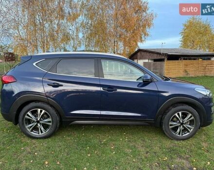 Синий Хендай Туксон, объемом двигателя 2 л и пробегом 43 тыс. км за 24000 $, фото 8 на Automoto.ua