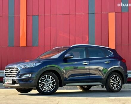 Синий Хендай Туксон, объемом двигателя 2 л и пробегом 111 тыс. км за 22500 $, фото 2 на Automoto.ua