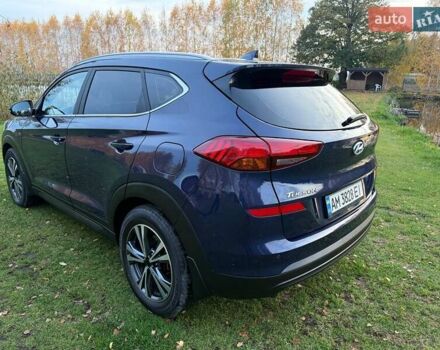 Синий Хендай Туксон, объемом двигателя 2 л и пробегом 43 тыс. км за 24000 $, фото 5 на Automoto.ua