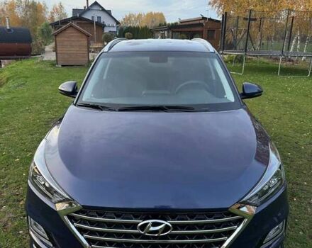 Синий Хендай Туксон, объемом двигателя 2 л и пробегом 43 тыс. км за 24000 $, фото 1 на Automoto.ua