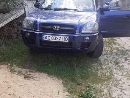 Хендай Туксон 2004 в Камень-Каширский на Automoto.ua Синий Хендай Туксон, объемом двигателя 2 л и пробегом 255 тыс. км за 6300 $, фото 1 на Automoto.ua