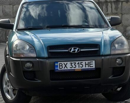 Синий Хендай Туксон, объемом двигателя 2 л и пробегом 280 тыс. км за 5450 $, фото 1 на Automoto.ua