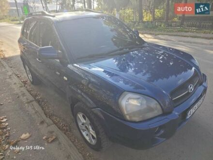 Синий Хендай Туксон, объемом двигателя 1.98 л и пробегом 187 тыс. км за 8400 $, фото 1 на Automoto.ua