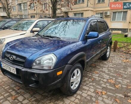 Синий Хендай Туксон, объемом двигателя 2.66 л и пробегом 183 тыс. км за 3900 $, фото 1 на Automoto.ua