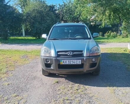 Синий Хендай Туксон, объемом двигателя 2 л и пробегом 266 тыс. км за 7000 $, фото 1 на Automoto.ua