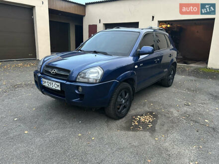 Хендай Туксон 2006 в Конотопе на Automoto.ua Синий Хендай Туксон, объемом двигателя 2 л и пробегом 235 тыс. км за 7650 $, фото 1 на Automoto.ua