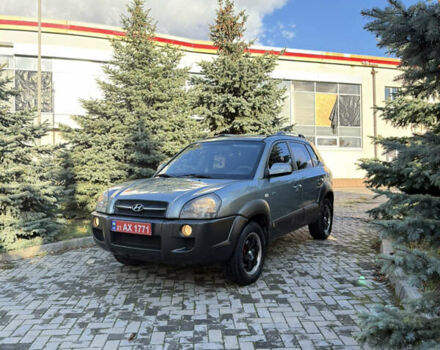 Синий Хендай Туксон, объемом двигателя 2 л и пробегом 204 тыс. км за 7350 $, фото 1 на Automoto.ua
