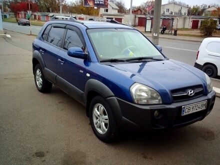 Хендай Туксон 2007 в Чернигове на Automoto.ua Синий Хендай Туксон, объемом двигателя 2 л и пробегом 190 тыс. км за 8000 $, фото 1 на Automoto.ua