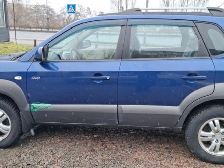 Хендай Туксон 2008 в Киеве на Automoto.ua Синий Хендай Туксон, объемом двигателя 2 л и пробегом 215 тыс. км за 8550 $, фото 1 на Automoto.ua