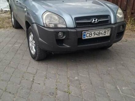 Синий Хендай Туксон, объемом двигателя 1.98 л и пробегом 310 тыс. км за 8200 $, фото 1 на Automoto.ua