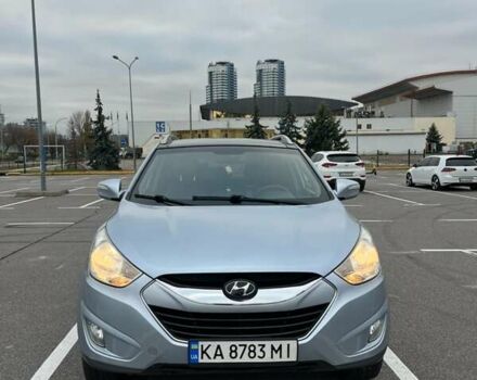 Синий Хендай Туксон, объемом двигателя 2.36 л и пробегом 286 тыс. км за 9800 $, фото 1 на Automoto.ua