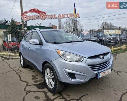 Синий Хендай Туксон, объемом двигателя 2.4 л и пробегом 244 тыс. км за 12599 $, фото 1 на Automoto.ua