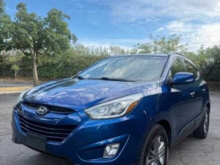 Синий Хендай Туксон, объемом двигателя 2.4 л и пробегом 110 тыс. км за 3000 $, фото 1 на Automoto.ua