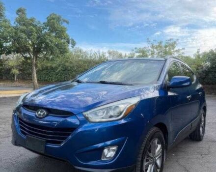 Синий Хендай Туксон, объемом двигателя 2.4 л и пробегом 110 тыс. км за 3000 $, фото 1 на Automoto.ua