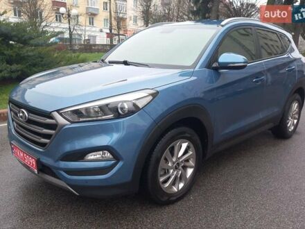 Синий Хендай Туксон, объемом двигателя 1.7 л и пробегом 132 тыс. км за 17300 $, фото 1 на Automoto.ua