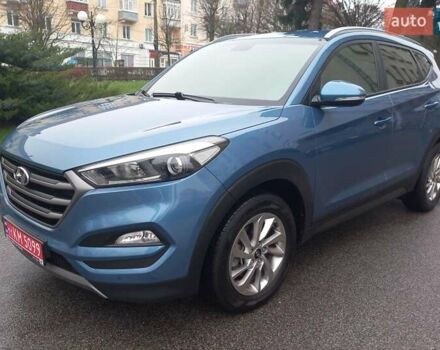 Синий Хендай Туксон, объемом двигателя 1.7 л и пробегом 132 тыс. км за 17300 $, фото 1 на Automoto.ua