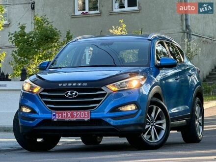 Синій Хендай Туксон, об'ємом двигуна 2 л та пробігом 82 тис. км за 13300 $, фото 1 на Automoto.ua