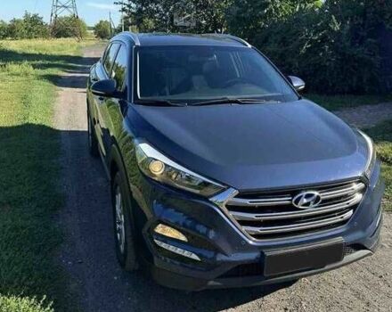 Синій Хендай Туксон, об'ємом двигуна 2 л та пробігом 90 тис. км за 19500 $, фото 1 на Automoto.ua