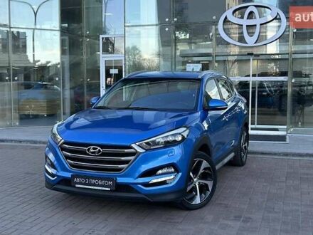 Синий Хендай Туксон, объемом двигателя 2 л и пробегом 149 тыс. км за 20073 $, фото 1 на Automoto.ua