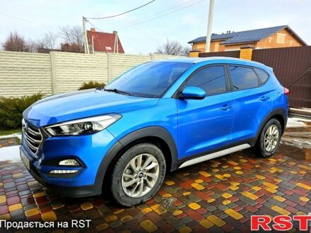 Синій Хендай Туксон, об'ємом двигуна 2 л та пробігом 15000 тис. км за 17999 $, фото 1 на Automoto.ua