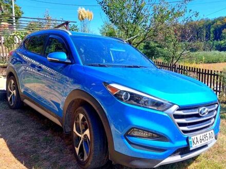 Хендай Туксон 2018 в Киеве на Automoto.ua Синий Хендай Туксон, объемом двигателя 2.4 л и пробегом 64 тыс. км за 20500 $, фото 1 на Automoto.ua