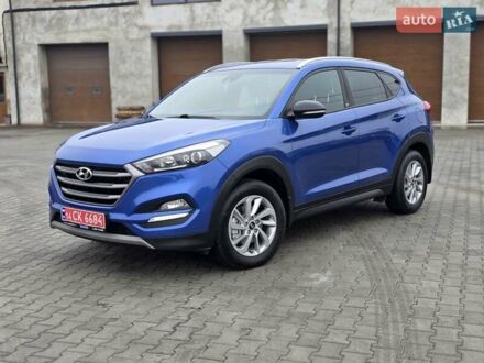 Синий Хендай Туксон, объемом двигателя 1.6 л и пробегом 176 тыс. км за 17800 $, фото 1 на Automoto.ua