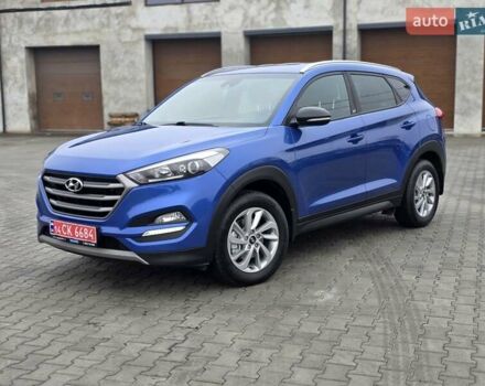 Синий Хендай Туксон, объемом двигателя 1.6 л и пробегом 176 тыс. км за 17800 $, фото 1 на Automoto.ua